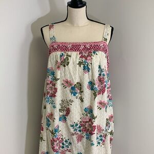 Smocked Square-Neck Maxi Dress size 18-20